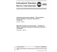 ISO 6955:1982, Analytical spectroscopic methods -- Flame emission, atomic absorption, and atomic fluorescence -- Vocabulary