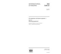ISO 7240-21:2005, Fire detection and alarm systems - Part 21: Routing equipment