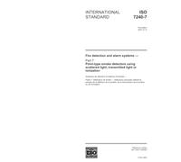 ISO 7240-7:2003, Fire detection and alarm systems - Part 7: Point-type smoke detectors using scattered light, transmitted light or ionization