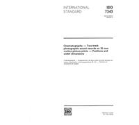 ISO 7343:1993, Cinematography -- Two-track photographic sound records on 35 mm motion-picture prints -- Positions and width dimensions