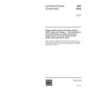 ISO 7432:2002, Glass-reinforced thermosetting plastics (GRP) pipes and fittings - Test methods to prove the design of locked socket-and-spigot joints, ... double-socket joints, with elastomeric seals
