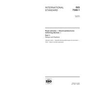 ISO 7588-1:1998, Road vehicles - Electrical/electronic switching devices - Part 1: Relays and flashers