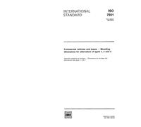 ISO 7651:1991, Commercial vehicles et buses - Mounting dimensions for alternators of types 1, 2 and 3