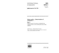 ISO 7875-1:1996, Water quality - Determination of surfactants - Part 1 : Determination of anionic surfactants by measurement of the methylene blue index (MBAS)
