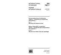 ISO 7967-1:2005, Reciprocating internal combustion engines - Vocabulary of components and systems - Part 1: Structure and external covers