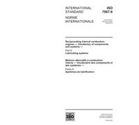 ISO 7967-6:2005, Reciprocating internal combustion engines - Vocabulary of components and systems - Part 6: Lubricating systems