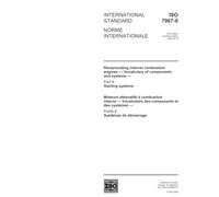 ISO 7967-8:2005, Reciprocating internal combustion engines - Vocabulary of components and systems - Part 8: Starting systems
