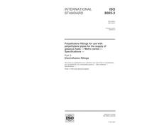 ISO 8085-3:2001, Polyethylene fittings for use with polyethylene pipes for the supply of gaseous fuels - Metric series - Specifications - Part 3: Electrofusion fittings