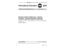 ISO 8213:1986, Chemical products for industrial use -- Sampling techniques -- Solid chemical products in the form of particles varying from powders to coarse lumps