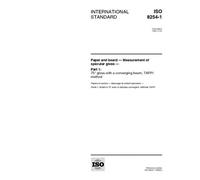 ISO 8254-1:1999, Paper and board -- Measurement of specular gloss -- Part 1: 75 degree gloss with a converging beam, TAPPI method