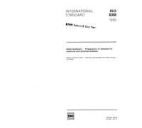 ISO 8358:1991, Solid fertilizers - Preparation of samples for chemical and physical analysis