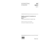 ISO 8362-5:1995, Injection containers for injectables and accessories -- Part 5: Freeze drying closures for injection vials