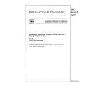 ISO 8636-2:1988, Acceptance conditions for plano-milling machines - Testing of the accuracy - Part 2: Gantry-type machines