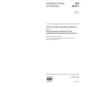 ISO 8655-7:2005, Piston-operated volumetric apparatus - Part 7: Non-gravimetric methods for the assessment of equipment performance