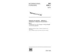 ISO 8781-1:1990, Pigments and extenders - Methods of assessment of dispersion characteristics - Part 1: Assessment from the change in tinting strength of coloured pigments
