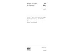ISO 8843:2005, Aircraft - Crimp-removable contacts for electrical connectors - Identification system