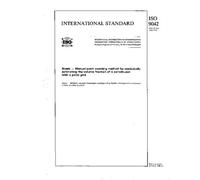ISO 9042:1988, Steels - Manual point counting method for statistically estimating the volume fraction of a constituent with a point grid
