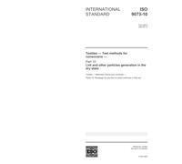 ISO 9073-10:2003, Textiles - Test methods for nonwovens - Part 10: Lint and other particles generation in the dry state