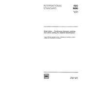 ISO 9095:1990, Steel tubes - Continuous character marking and colour coding for material identification
