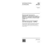 ISO 9735-4:2002, Electronic data interchange for administration, commerce and transport (EDIFACT) - Application level syntax rules (Syntax version ... report message for batch EDI (message type