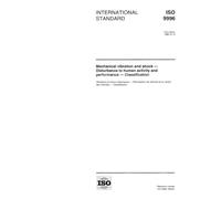 ISO 9996:1996, Mechanical vibration and shock - Disturbance to human activity and performance - Classification