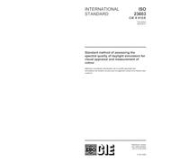 ISO/CIE 23603:2005, Standard method of assessing the spectral quality of daylight simulators for visual appraisal and measurement of colour