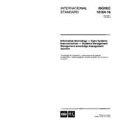 ISO/IEC 10164-16:1997, Information technology - Open Systems Interconnection - Systems Management: Management knowledge management function