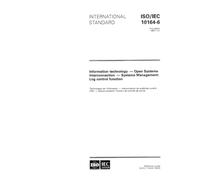 ISO/IEC 10164-6:1993, Information technology - Open Systems Interconnection - Systems Management: Log control function