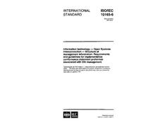 ISO/IEC 10165-6:1997, Information technology - Open Systems Interconnection - Structure of management information: Requirements and guidelines for ... proformas associated with OSI management