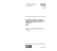 ISO/IEC 11172-3:1993, Information technology - Coding of moving pictures and associated audio for digital storage media at up to about 1,5 Mbit/s - Part 3: Audio