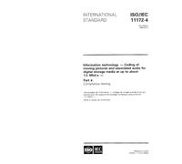 ISO/IEC 11172-4:1995, Information technology - Coding of moving pictures and associated audio for digital storage media at up to about 1,5 Mbit/s - Part 4: Conformance testing