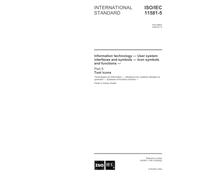 ISO/IEC 11581-5:2004, Information technology - User system interfaces and symbols - Icon symbols and functions - Part 5: Tool icons