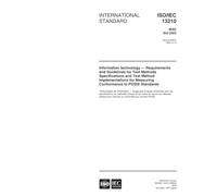ISO/IEC 13210:1999, Information technology -- Requirements and Guidelines for Test Methods Specifications and Test Method Implementations for Measuring Conformance to POSIX Standards