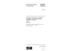 ISO/IEC 13249-2:2003, Information technology - Database languages - SQL multimedia and application packages - Part 2: Full-Text