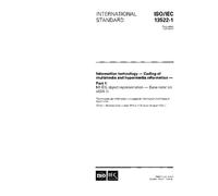 ISO/IEC 13522-1:1997, Information technology - Coding of multimedia and hypermedia information - Part 1: MHEG object representation - Base notation (ASN.1)