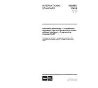 ISO/IEC 13816:1997, Information technology - Programming languages, their environments and system software interfaces - Programming language ISLISP