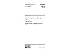ISO/IEC 13816:1997, Information technology - Programming languages, their environments and system software interfaces - Programming language ISLISP