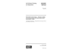ISO/IEC 13818-2:2000, Information technology -- Generic coding of moving pictures and associated audio information: Video -- Part 2: