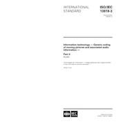 ISO/IEC 13818-3:1998, Information technology - Generic coding of moving pictures and associated audio information - Part 3: Audio