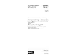 ISO/IEC 13818-7:2006, Information technology - Generic coding of moving pictures and associated audio information - Part 7: Advanced Audio Coding (AAC)