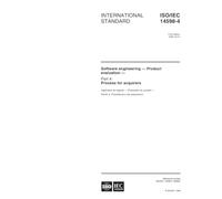 ISO/IEC 14598-4:1999, Software engineering -- Product evaluation -- Part 4: Process for acquirers
