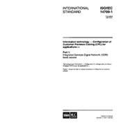 ISO/IEC 14709-1:1997, Information technology - Configuration of Customer Premises Cabling (CPC) for applications - Part 1: Integrated Services Digital Network (ISDN) basic access