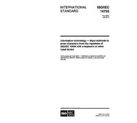 ISO/IEC 14755:1997, Information technology - Input methods to enter characters from the repertoire of ISO/IEC 10646 with a keyboard or other input device