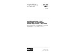 ISO/IEC 14833:1996, Information technology - Data interchange on 12,7 mm 128-Track magnetic tape cartridges - DLT 3 format