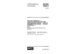 ISO/IEC 15802-1:1995, Information technology - Telecommunications and information exchange between systems - Local and metropolitan area networks - ... Access Control (MAC) service definition