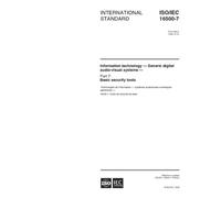 ISO/IEC 16500-7:1999, Information technology -- Generic digital audio-visual systems -- Part 7: Basic security tools