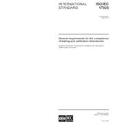 ISO/IEC 17025:2005, General requirements for the competence of testing and calibration laboratories