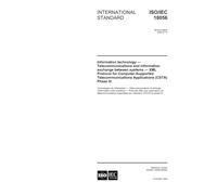 ISO/IEC 18056:2005, Information technology - Telecommunications and information exchange between systems - XML Protocol for Computer Supported Telecommunications Applications (CSTA) Phase III