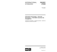 ISO/IEC 27005:2011, Information technology - Security techniques - Information security risk management