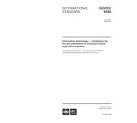 ISO/IEC 6592:2000, Information technology - Guidelines for the documentation of computer-based application systems